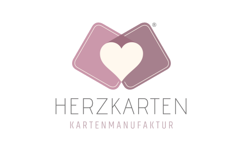 herzkarten.de - Feines aus Papier, Hochzeitskarten Amberg, Logo