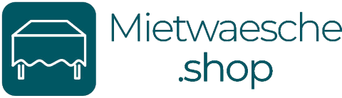 Mietwaesche.shop - Hussen, Tischdecken & mehr, Deko · Floristen · Hussen Heidelberg, Mannheim, Logo