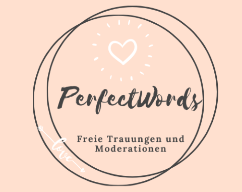 PerfectWords | freie Trauungen & Willkommensfeiern, Trauredner Mannheim, Logo PerfectWords | freie Trauungen & Willkommensfeiern, Trauredner Mannheim, Logo