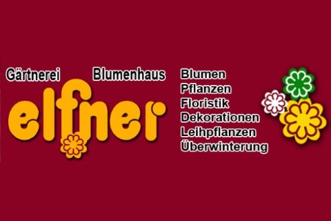Elfner Blumenhaus, Brautstrauß · Deko · Hussen Heidelberg, Logo