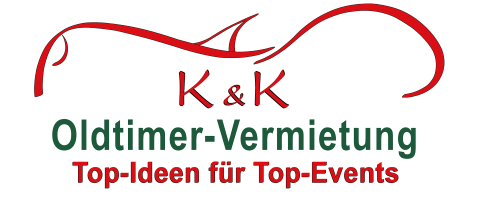 K & K Oldtimer-Vermietung | Hochzeitsauto | Oldtimerbus | T1 Bulli, Hochzeitsauto · Kutsche Heidelberg, Mannheim, Logo